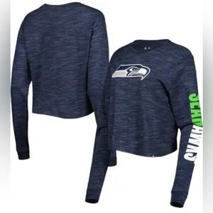Seattle Seahawks Crop Long Sleeve
